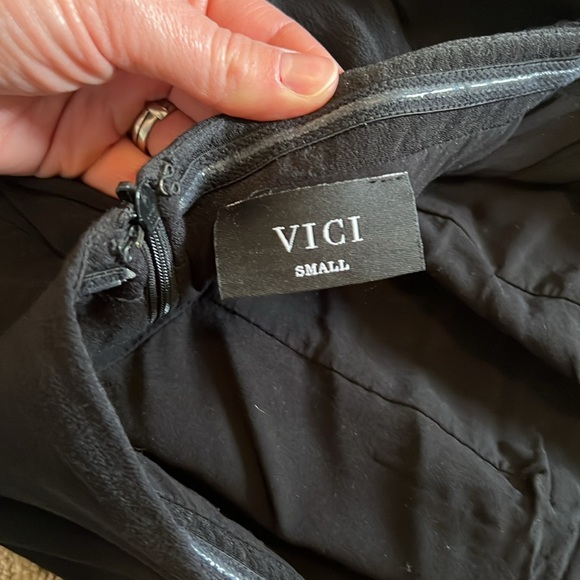 Vici Collection black jumpsuit size small - Picture 3 of 5